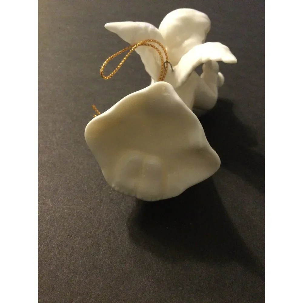 Vintage Midwest Japan Porcelain Ceramic Angel Figurine Marked Tree Ornament